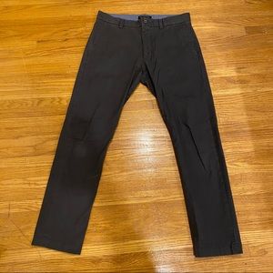 Men’s Slim Chinos - Dark Gray - Banana Republic